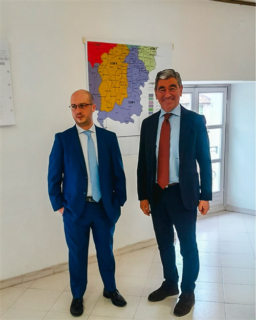Il Prefetto di Cuneo in visita al Comune di Ceva.